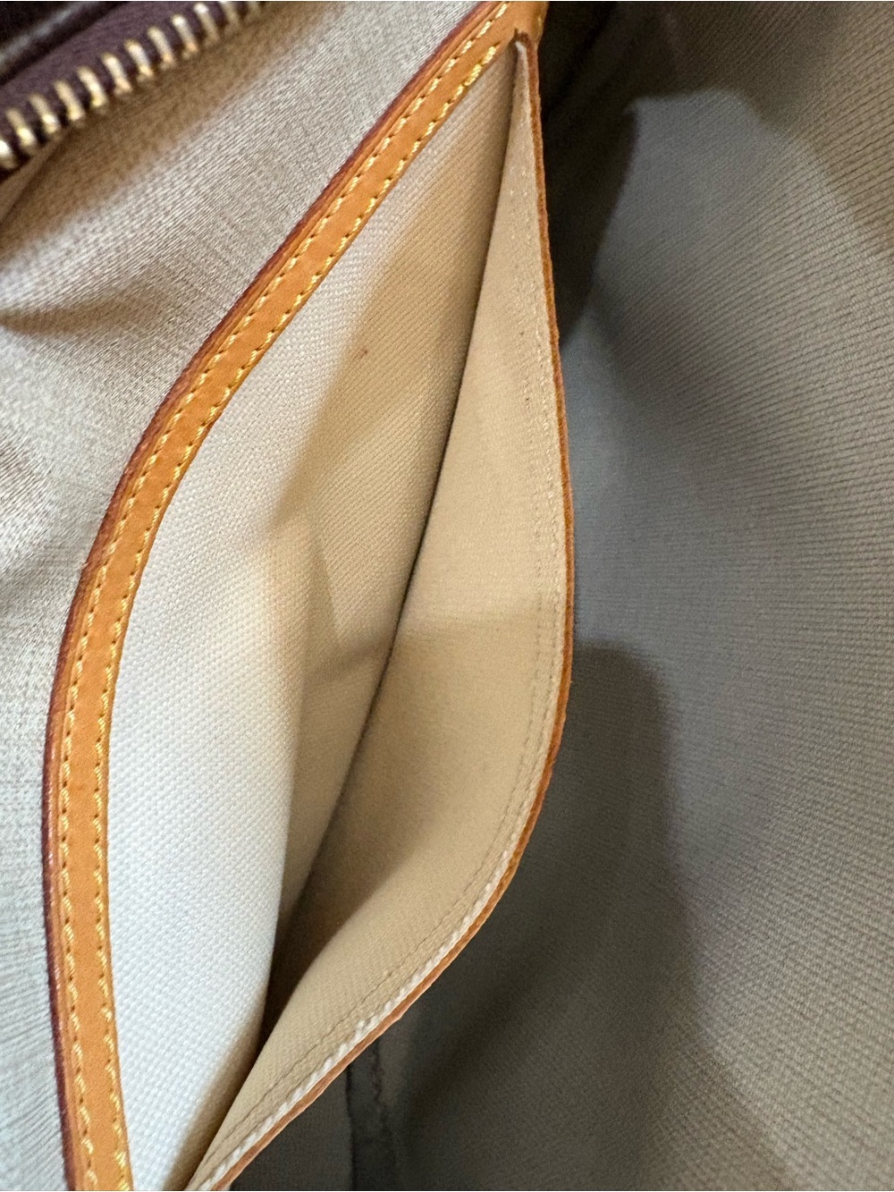 Louis Vuitton Brown Monogram Messenger Bag with Tan Trim - Picture 10 of 11